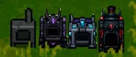 The different forge upgrade tiers.